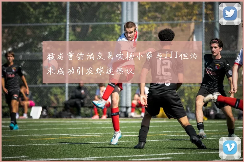 猛龙曾尝试交易吹杨小萨与JJJ但均未成功引发球迷热议